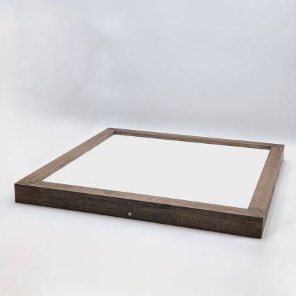 Brilagi - LED Stropna rasvjeta WOODY FRAME LED/40W/230V 60x60 cm IP44 orah