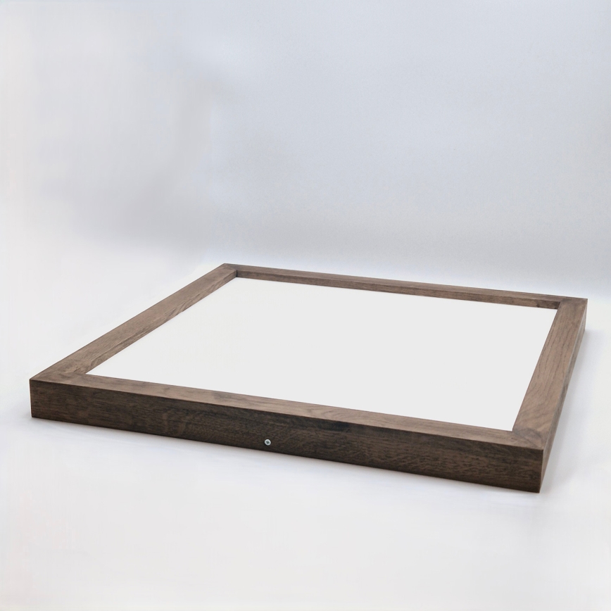 Brilagi - LED Stropna rasvjeta WOODY FRAME LED/40W/230V 60x60 cm IP44 orah