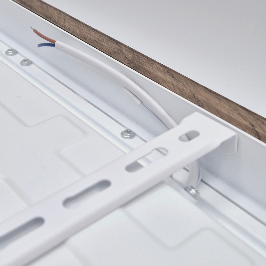 Brilagi - LED Stropna rasvjeta WOODY FRAME LED/40W/230V 60x60 cm IP44 orah