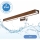Brilagi - LED Rasvjeta za ogledalo u kupaonici WOODY MIRROR LED/12W/230V 60 cm IP44 hrast trešnja/sjajni krom