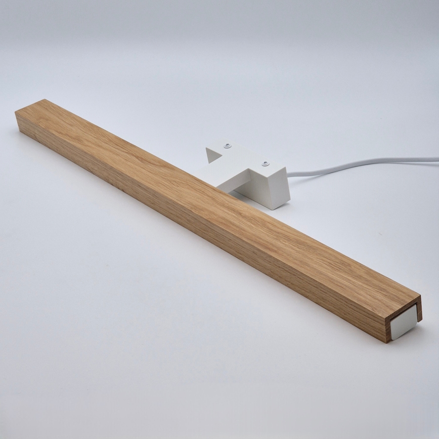 Brilagi - LED Rasvjeta za ogledalo u kupaonici WOODY MIRROR LED/12W/230V 60 cm IP44 hrast/bijela