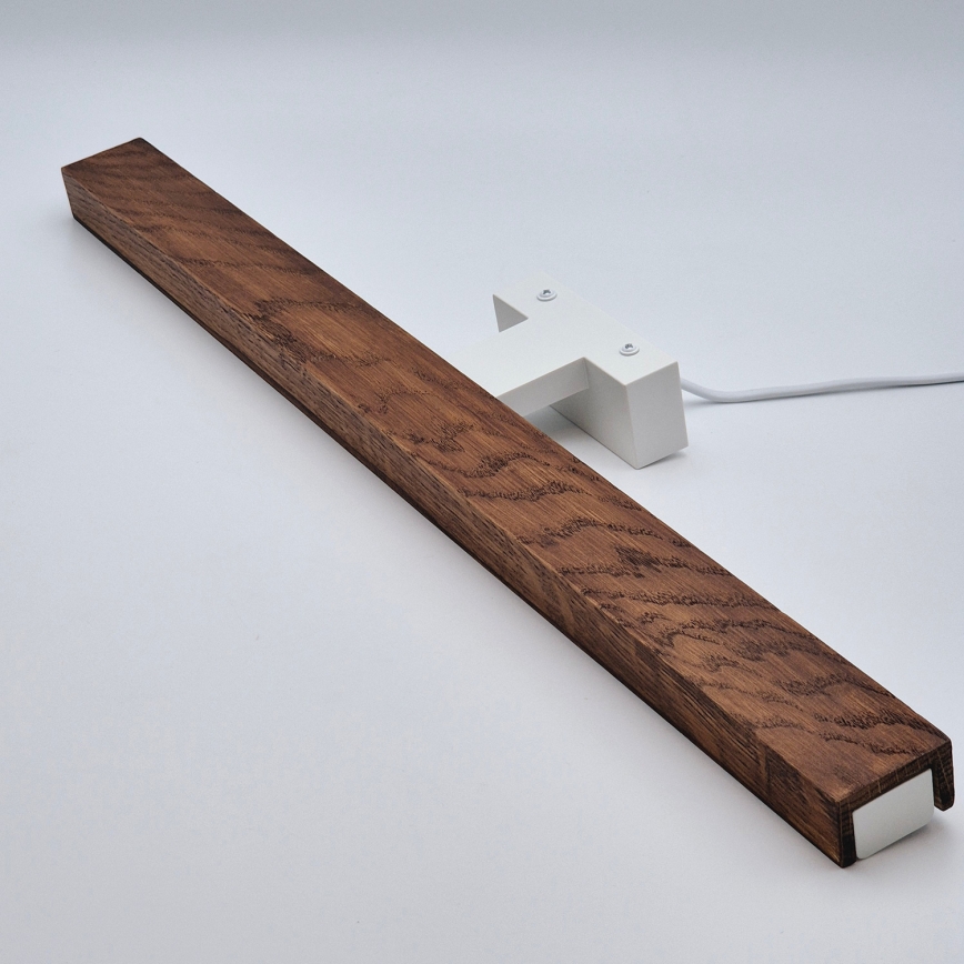 Brilagi - LED Rasvjeta za ogledalo u kupaonici WOODY MIRROR LED/12W/230V 60 cm IP44 hrast trešnja/bijela