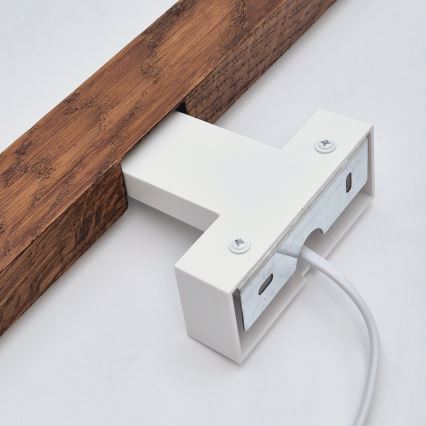Brilagi - LED Rasvjeta za ogledalo u kupaonici WOODY MIRROR LED/12W/230V 60 cm IP44 hrast trešnja/bijela