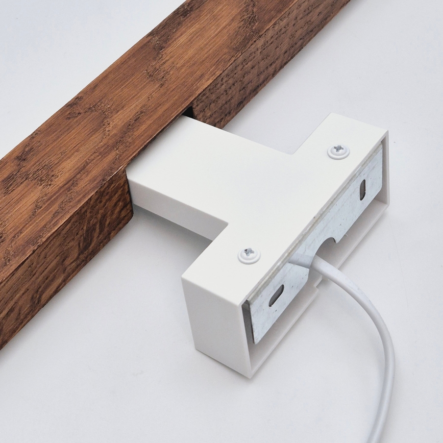 Brilagi - LED Rasvjeta za ogledalo u kupaonici WOODY MIRROR LED/12W/230V 60 cm IP44 hrast trešnja/bijela