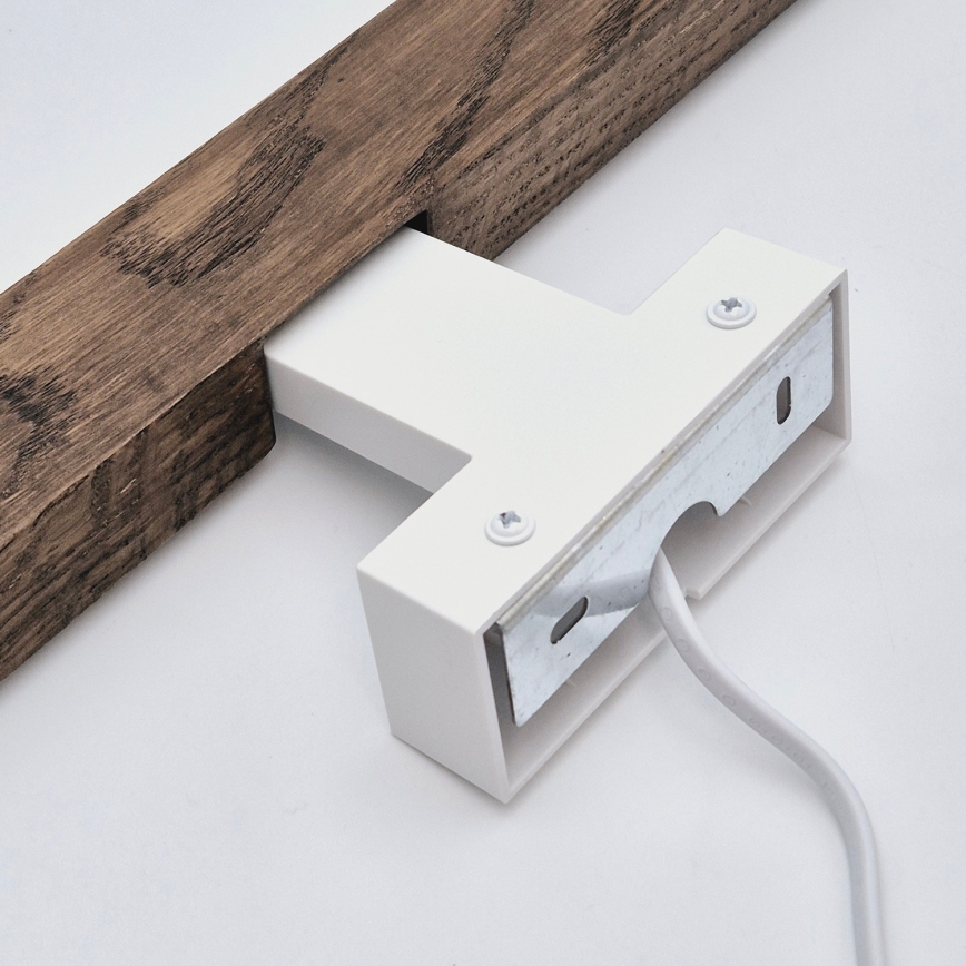 Brilagi - LED Rasvjeta za ogledalo u kupaonici WOODY MIRROR LED/12W/230V 60 cm IP44 hrast orah/bijela