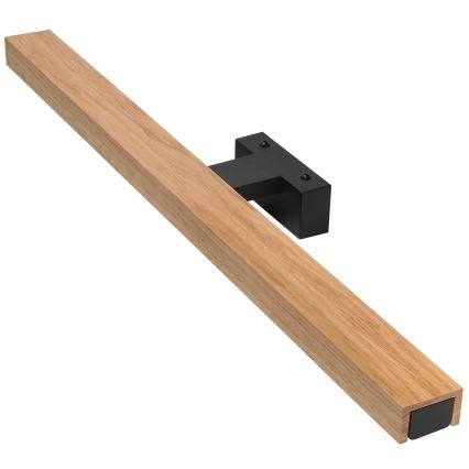 Brilagi - LED Rasvjeta za ogledalo u kupaonici WOODY MIRROR LED/12W/230V 60 cm IP44 hrast/crna