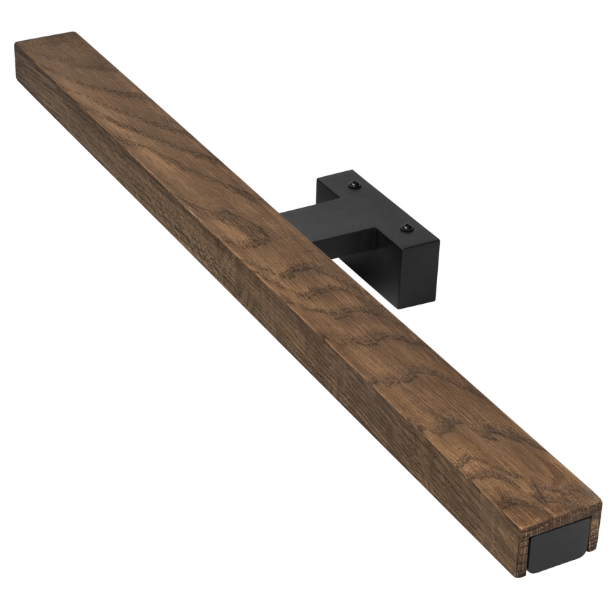 Brilagi - LED Rasvjeta za ogledalo u kupaonici WOODY MIRROR LED/12W/230V 60 cm IP44 hrast orah/crna