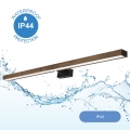 Brilagi - LED Rasvjeta za ogledalo u kupaonici WOODY MIRROR LED/15W/230V 90 cm IP44 hrast orah/crna