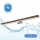 Brilagi - LED Rasvjeta za ogledalo u kupaonici WOODY MIRROR LED/15W/230V 90 cm IP44 hrast orah/sjajni krom