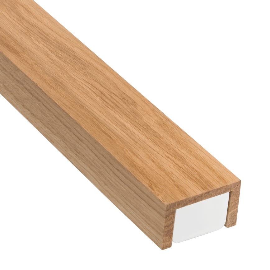 Brilagi - LED Rasvjeta za ogledalo u kupaonici WOODY MIRROR LED/15W/230V 90 cm IP44 hrast/bijela