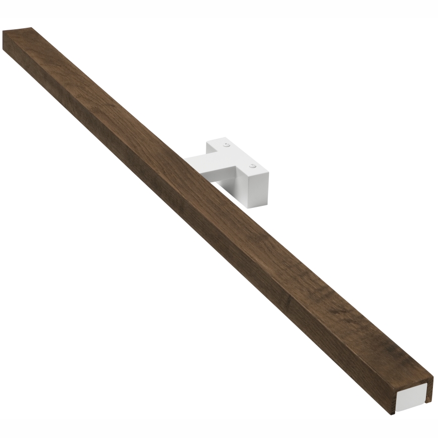 Brilagi - LED Rasvjeta za ogledalo u kupaonici WOODY MIRROR LED/15W/230V 90 cm IP44 hrast orah/bijela