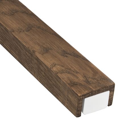 Brilagi - LED Rasvjeta za ogledalo u kupaonici WOODY MIRROR LED/15W/230V 90 cm IP44 hrast orah/bijela