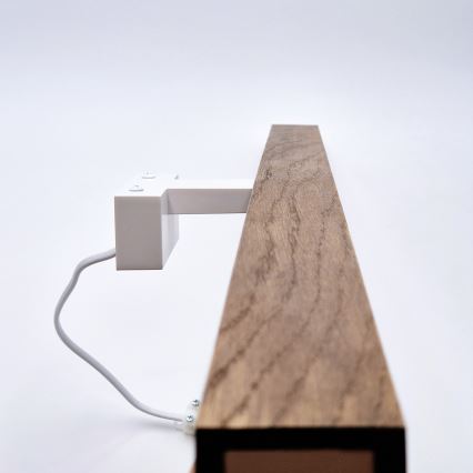 Brilagi - LED Rasvjeta za ogledalo u kupaonici WOODY MIRROR LED/15W/230V 90 cm IP44 hrast trešnja/bijela