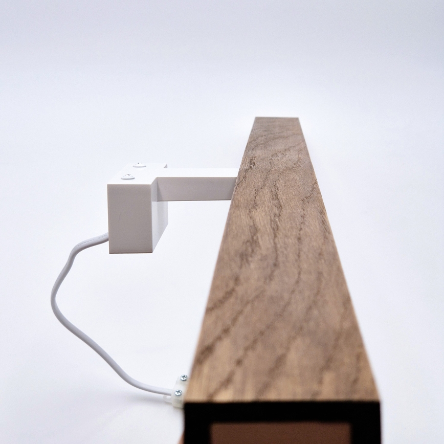 Brilagi - LED Rasvjeta za ogledalo u kupaonici WOODY MIRROR LED/15W/230V 90 cm IP44 hrast trešnja/bijela