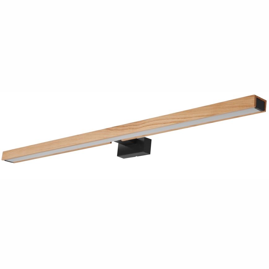 Brilagi - LED Rasvjeta za ogledalo u kupaonici WOODY MIRROR LED/15W/230V 90 cm IP44 hrast/crna