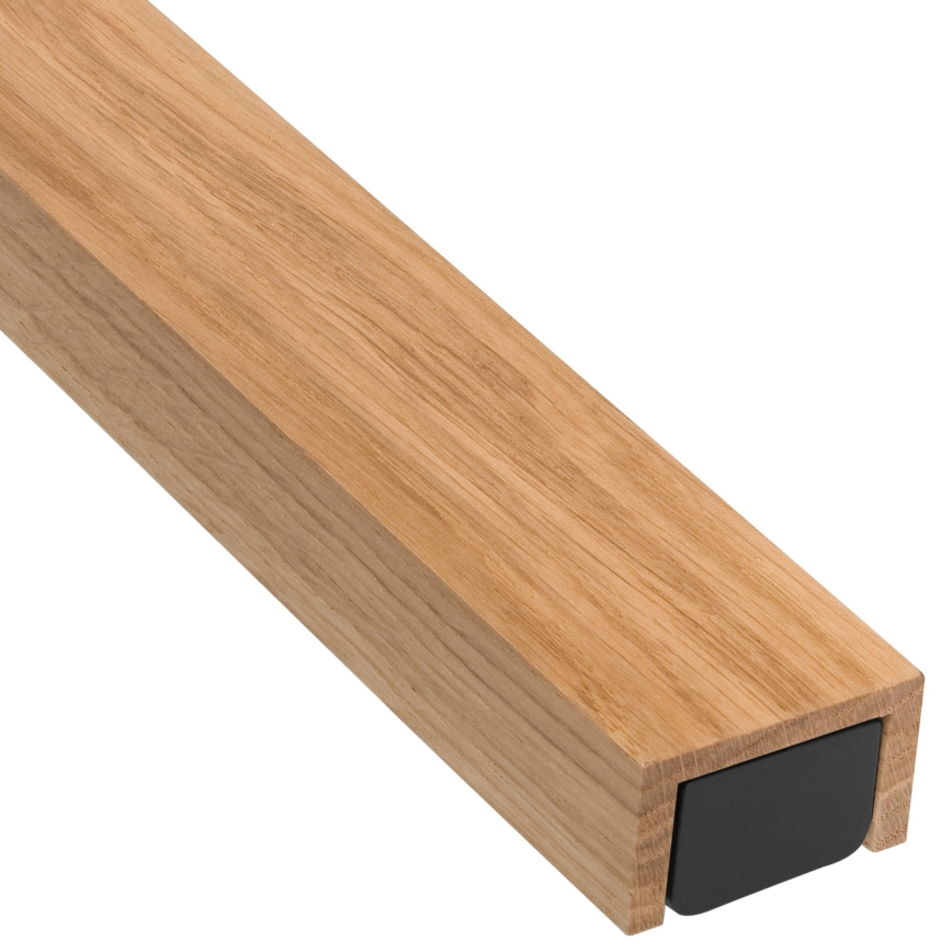 Brilagi - LED Rasvjeta za ogledalo u kupaonici WOODY MIRROR LED/15W/230V 90 cm IP44 hrast/crna