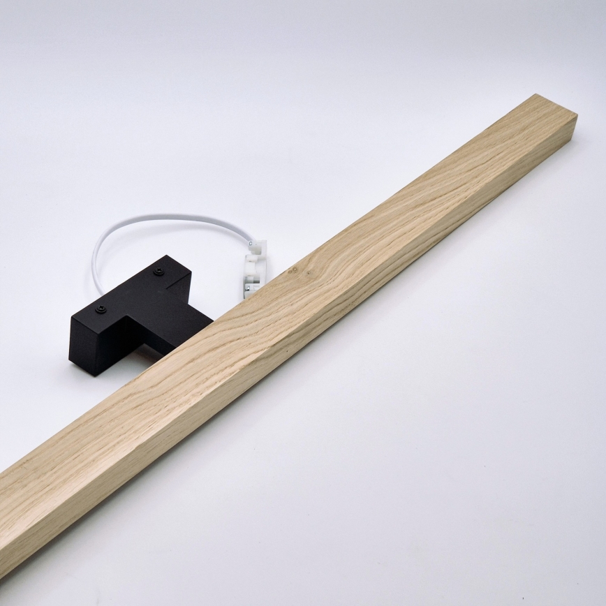 Brilagi - LED Rasvjeta za ogledalo u kupaonici WOODY MIRROR LED/15W/230V 90 cm IP44 hrast/crna
