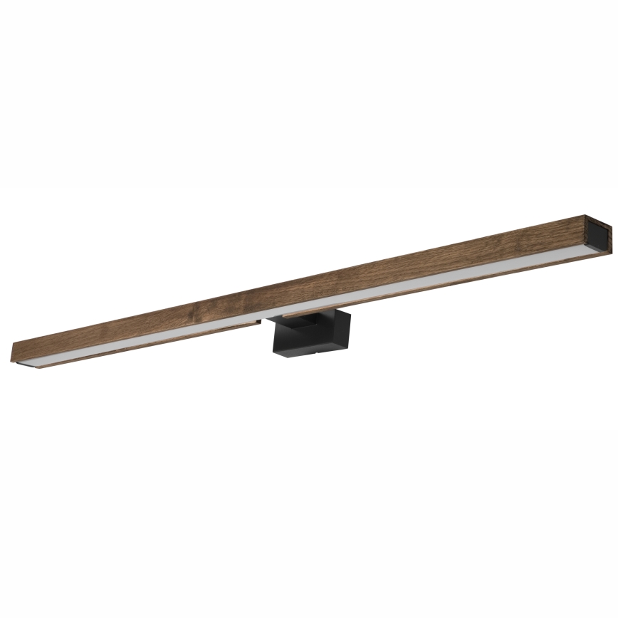 Brilagi - LED Rasvjeta za ogledalo u kupaonici WOODY MIRROR LED/15W/230V 90 cm IP44 hrast orah/crna