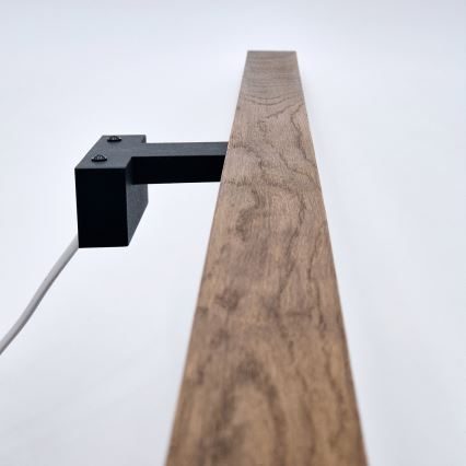 Brilagi - LED Rasvjeta za ogledalo u kupaonici WOODY MIRROR LED/15W/230V 90 cm IP44 hrast trešnja/crna