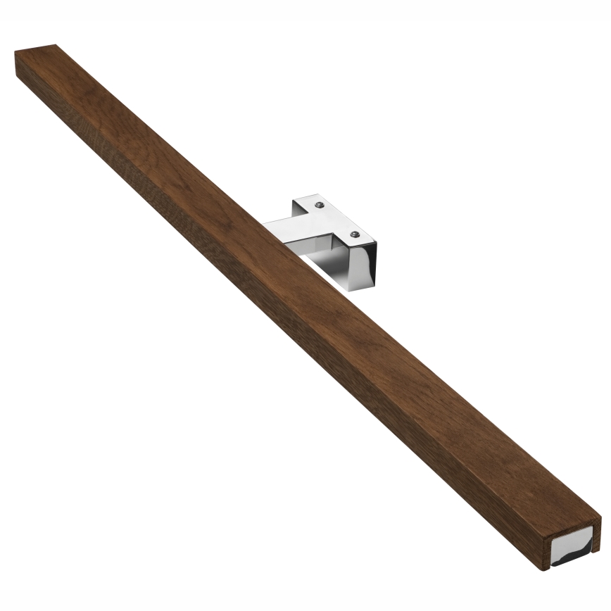 Brilagi - LED Rasvjeta za ogledalo u kupaonici WOODY MIRROR LED/15W/230V 90 cm IP44 hrast trešnja/sjajni krom