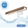 Brilagi - LED Rasvjeta za ogledalo u kupaonici WOODY MIRROR LED/8W/230V 40 cm IP44 hrast orah/bijela