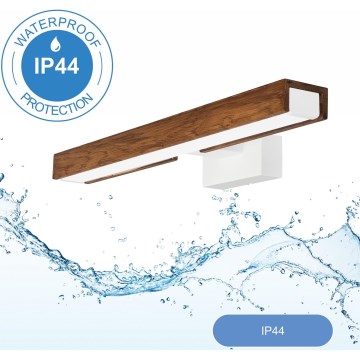 Brilagi - LED Rasvjeta za ogledalo u kupaonici WOODY MIRROR LED/8W/230V 40 cm IP44 hrast trešnja/bijela