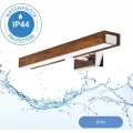 Brilagi - LED Rasvjeta za ogledalo u kupaonici WOODY MIRROR LED/8W/230V 40 cm IP44 hrast trešnja/sjajni krom