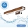 Brilagi - LED Rasvjeta za ogledalo u kupaonici WOODY MIRROR LED/8W/230V 40 cm IP44 hrast trešnja/sjajni krom