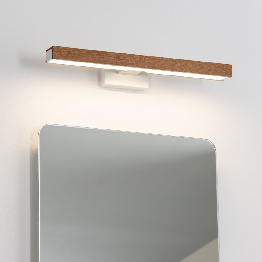 Brilagi - LED Rasvjeta za ogledalo u kupaonici WOODY MIRROR LED/8W/230V 40 cm IP44 hrast trešnja/bijela