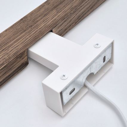 Brilagi - LED Rasvjeta za ogledalo u kupaonici WOODY MIRROR LED/8W/230V 40 cm IP44 hrast orah/bijela