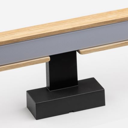 Brilagi - LED Rasvjeta za ogledalo u kupaonici WOODY MIRROR LED/8W/230V 40 cm IP44 hrast/crna
