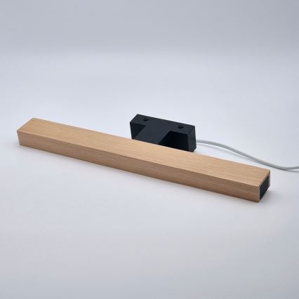 Brilagi - LED Rasvjeta za ogledalo u kupaonici WOODY MIRROR LED/8W/230V 40 cm IP44 hrast/crna