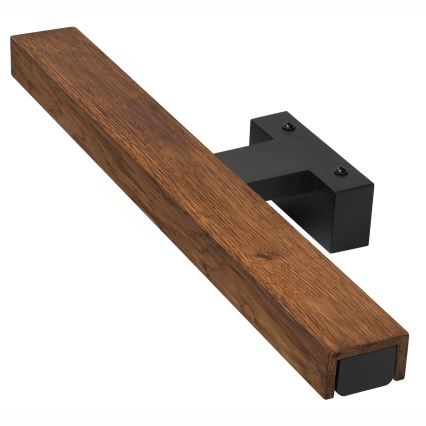 Brilagi - LED Rasvjeta za ogledalo u kupaonici WOODY MIRROR LED/8W/230V 40 cm IP44 hrast trešnja/crna