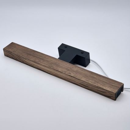 Brilagi - LED Rasvjeta za ogledalo u kupaonici WOODY MIRROR LED/8W/230V 40 cm IP44 hrast orah/crna