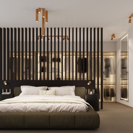 Brilagi - LED reflektor CRESTO 1xGU10/10W/230V 20 cm zlatna