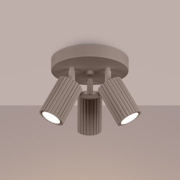 Brilagi - LED reflektor CRESTO 3x GU10/10W/230V taupe