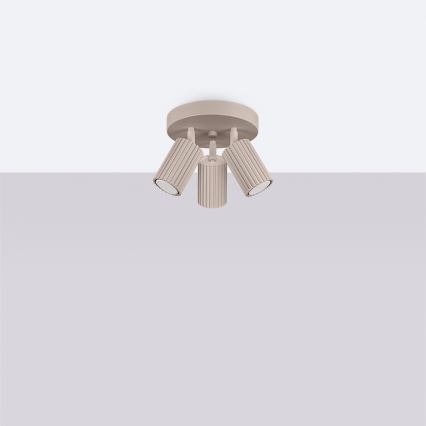 Brilagi - LED reflektor CRESTO 3x GU10/10W/230V taupe