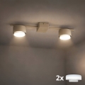 Brilagi - LED reflektor MONO 2xGX53/13W/230V bež