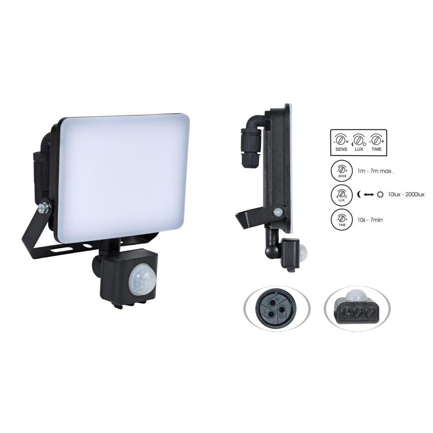 Brilagi - LED Reflektor sa senzorom ELARA PRO LED/50W/230V IP65