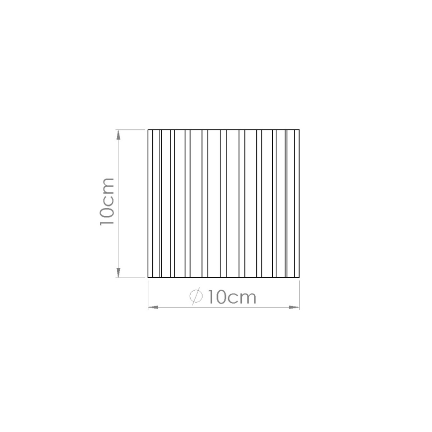 Brilagi - LED reflektor SFERA 1xGU10/10W/230V Ø 10 cm crni