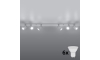 Brilagi -  LED Reflektorska svjetiljka ASMUS 6xGU10/7W/230V bijela