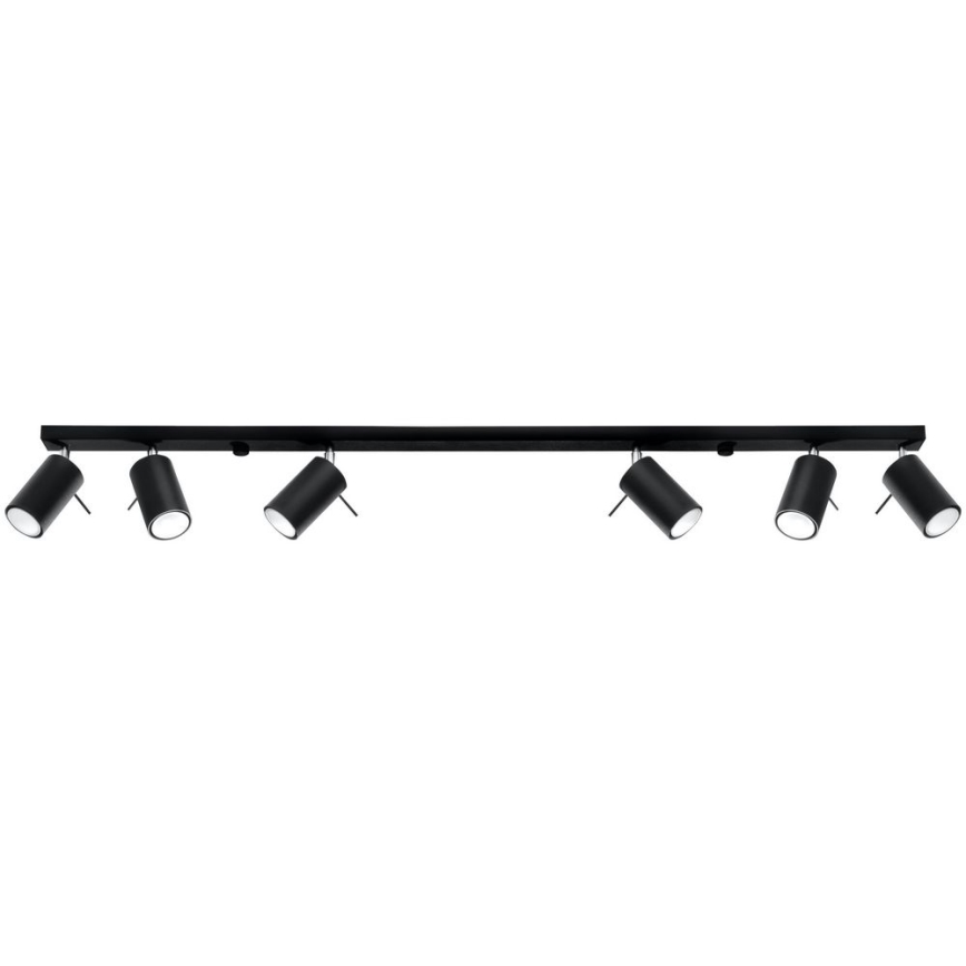 Brilagi -  LED Reflektorska svjetiljka ASMUS 6xGU10/7W/230V crna