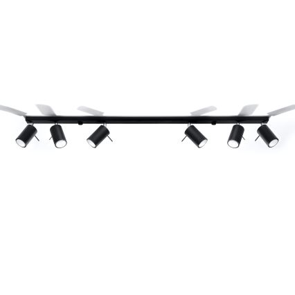 Brilagi -  LED Reflektorska svjetiljka ASMUS 6xGU10/7W/230V crna