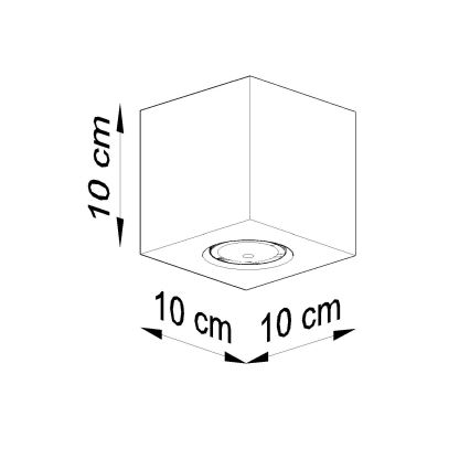 Brilagi -  LED Reflektorska svjetiljka MURO 1xGU10/7W/230V beton