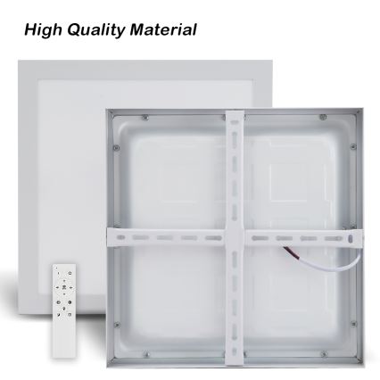 Brilagi - Regulirajuća stropna lampu za kupaonicu FRAME SMART LED/24W/230V 30x30 cm 3000-6000K IP44 bijela + daljinski upravljač