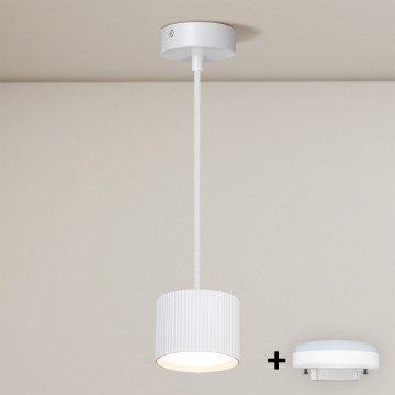 BRILAGI - LED RGB+CCT luster na sajli STRIPY s mogućnošću prigušivanja 1xGX53/14W/230V pr. 82 mm 2700-6500K Wi-Fi Tuya bijela