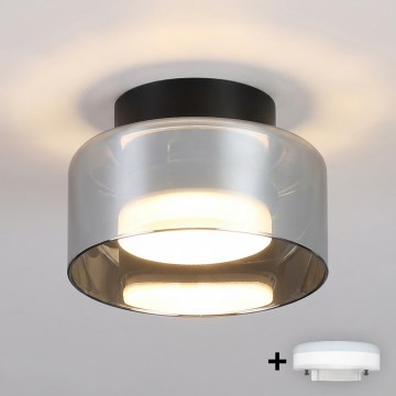 Brilagi - LED RGB+CCT prigušiva spot svjetiljka AURA LUX 1xGX53/14W/230V 2700-6500K Wi-Fi Tuya crna/zadimljena