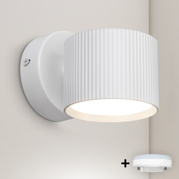 Brilagi - LED RGB+CCT prigušiva zidna spot svjetiljka STRIPY 1xGX53/14W/230V 2700-6500K Wi-Fi Tuya bijela