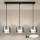 Brilagi - LED RGB+CCT prigušivi viseći luster na sajli AURA LUX 3xGX53/14W/230V 2700-6500K Wi-Fi Tuya crna/zadimljena