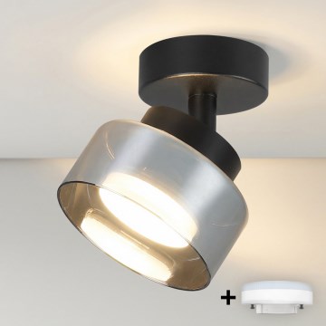 Brilagi - LED RGB+CCT prigušivo spot svjetlo AURA LUX 1xGX53/14W/230V 2700-6500K Wi-Fi Tuya crna/dimljena